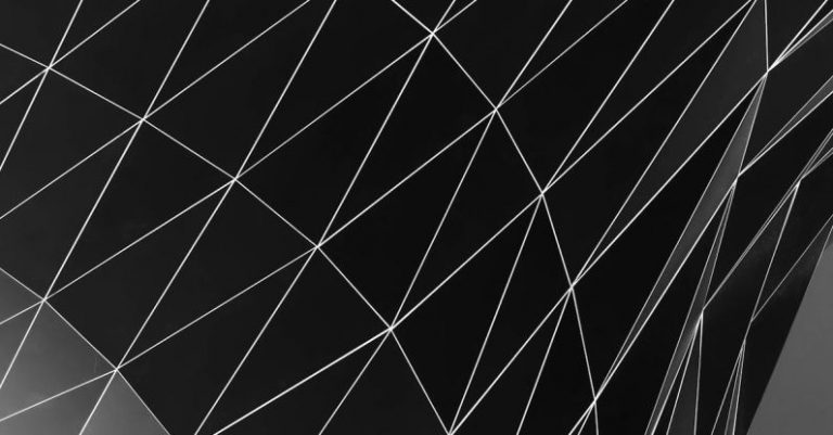 Digital - Monochrome Photo of Triangle Shape Digital Wallpaper