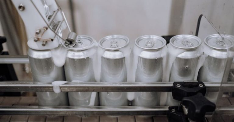 Automation Insights - Cans of Beer in the Production Line